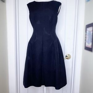 Anne Klein Gorgeous Black Floral Like New Dress